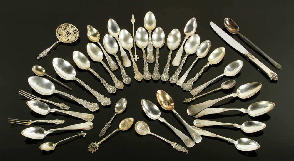 Appraisal: - Lot of Silver Flatware Lot of silver to include