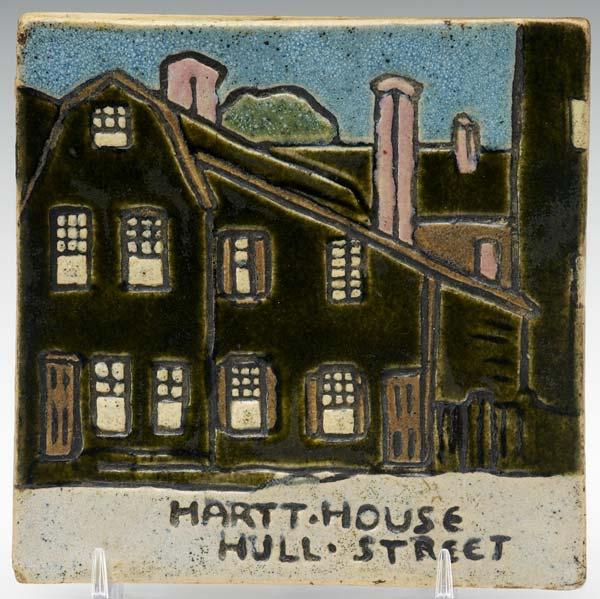 Appraisal: SATURDAY EVENING GIRLS Tile HARTT HOUSE HULL STREET Extremely rare