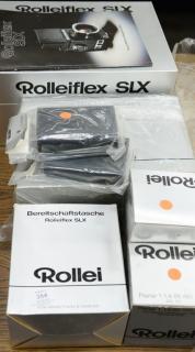 Appraisal: Seven piece camera lot to include Rolleiflex SLX body with