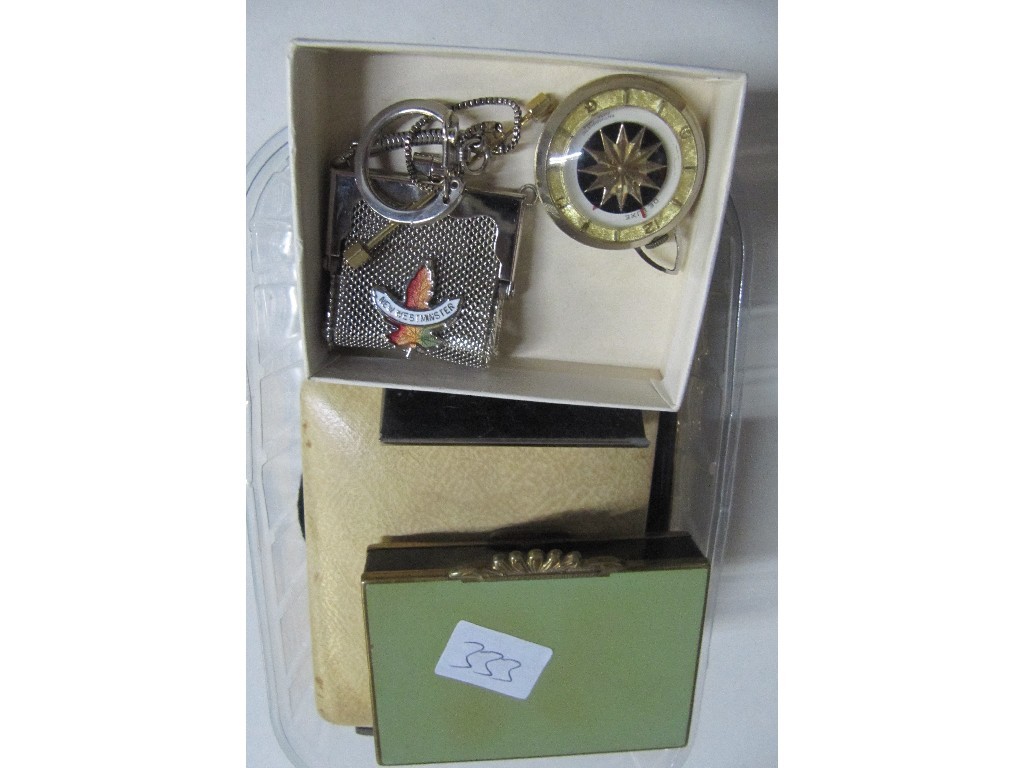 Appraisal: Box of miscellania - cigarette cases compacts etc