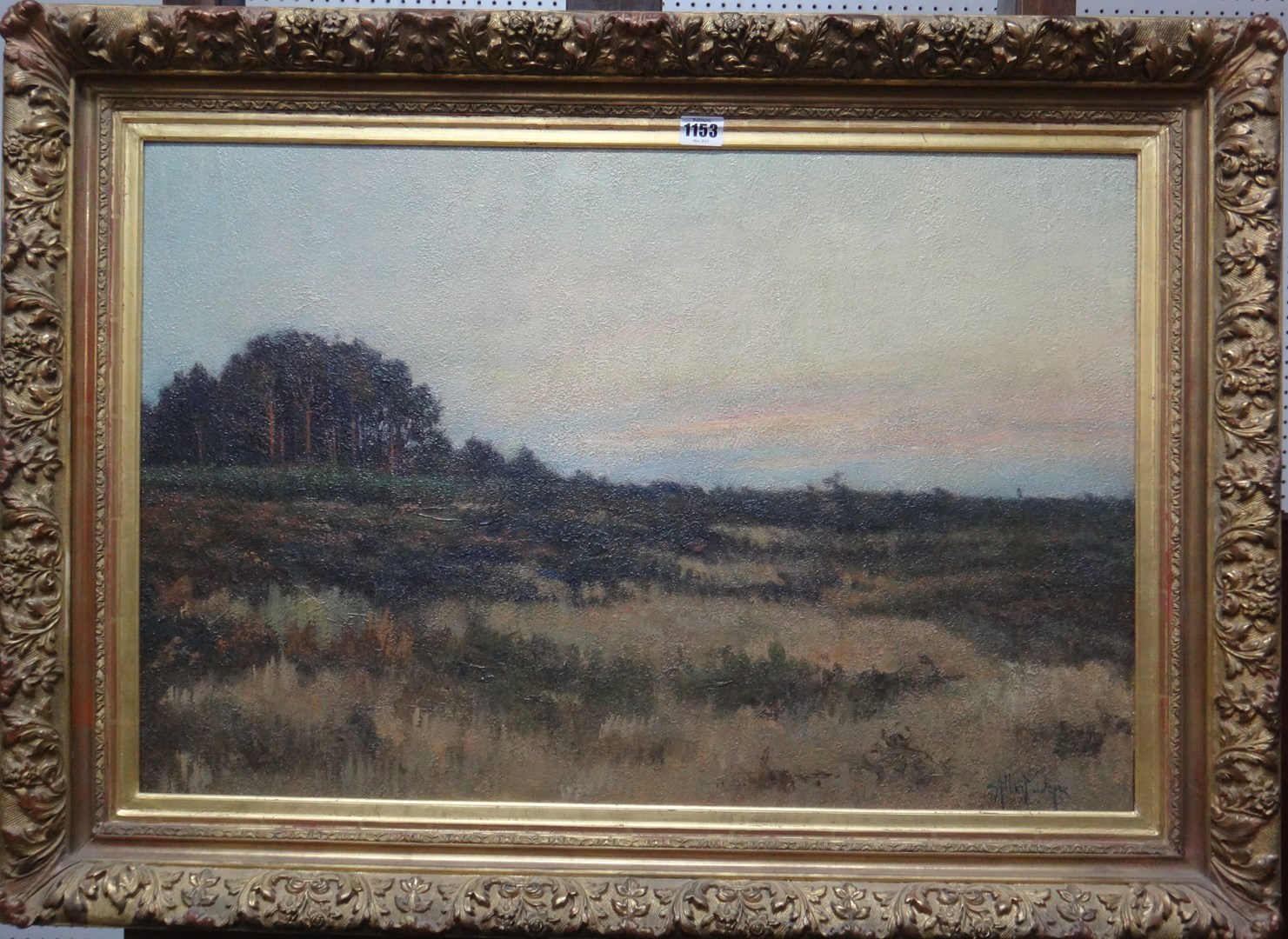 Appraisal: Albert Depre - Landscape oil on canvas signed cm x