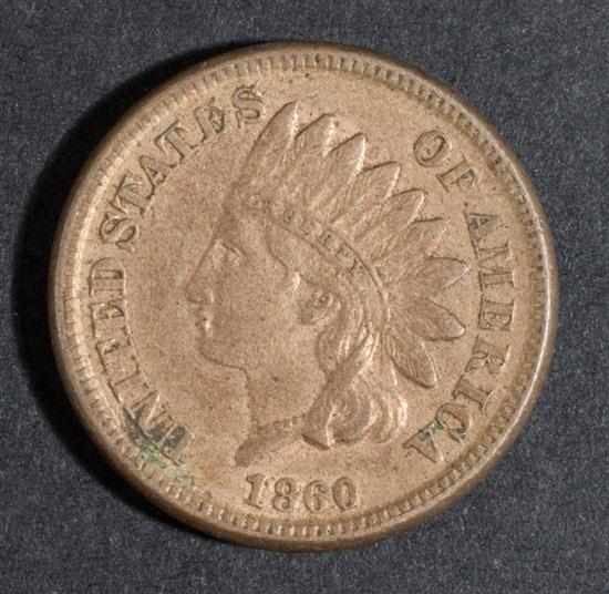 Appraisal: United States Indian head cupro-nickel cent AU- Estimate - Coin