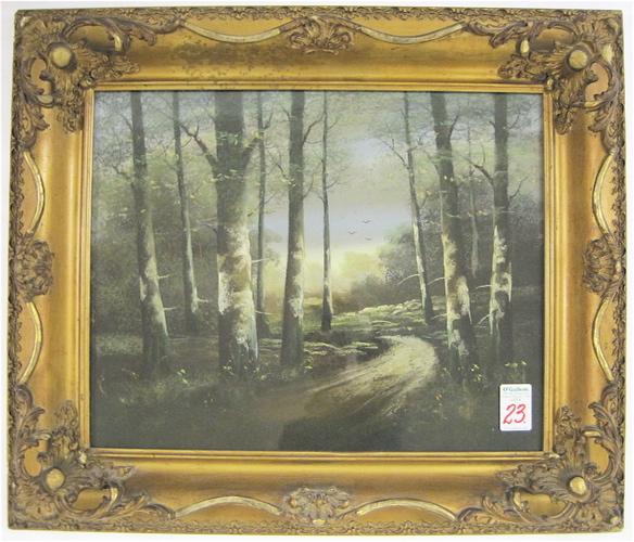 Appraisal: AMERICAN SCHOOL TH CENTURY PASTEL ON PAPER Early morning landscape