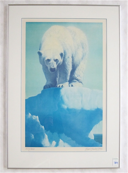 Appraisal: FRED MACHETANZ OFF-SET LITHOGRAPH Alaska New York - Face to