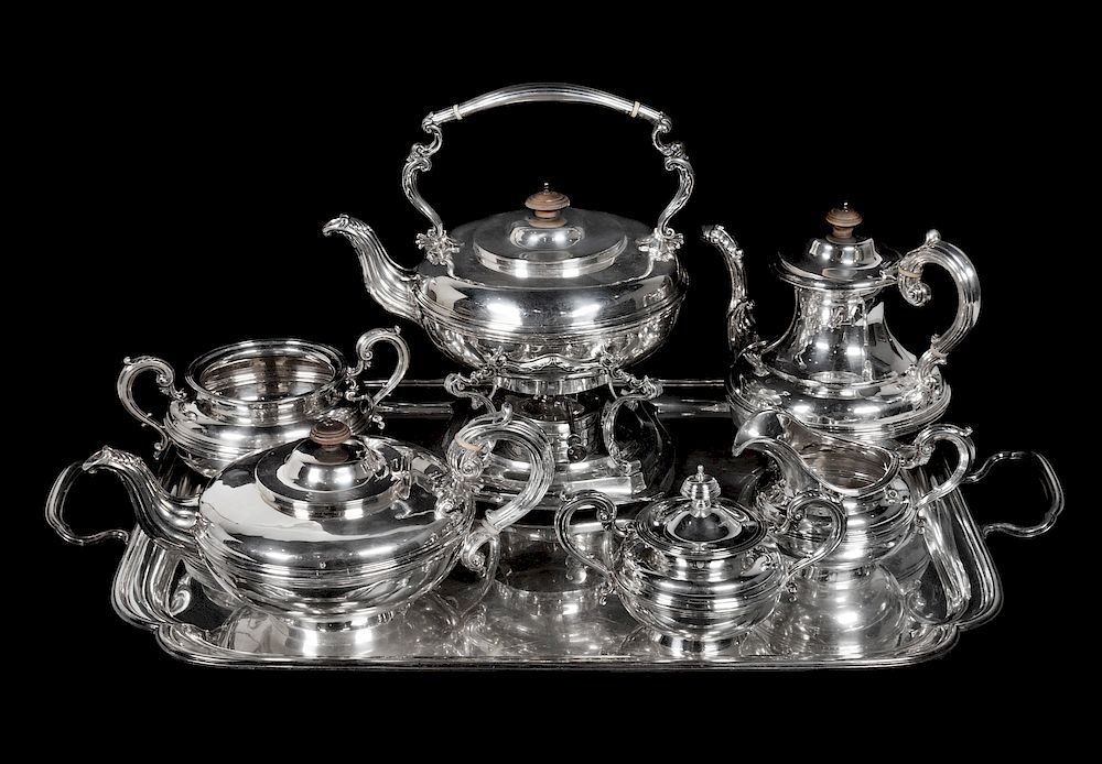 Appraisal: A William IV Irish and Edwardian Silver Tea and Coffee