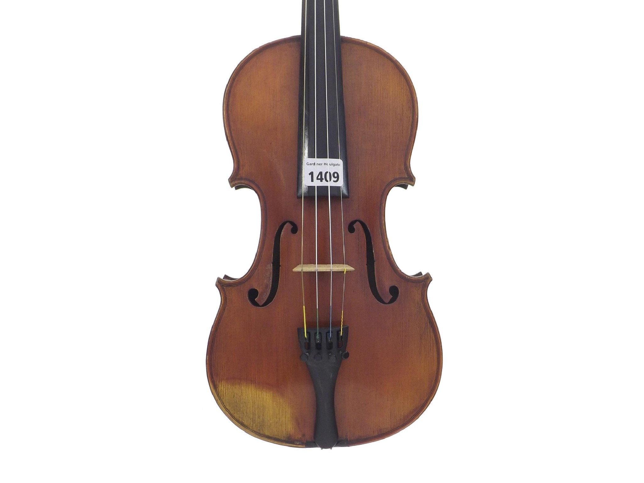 Appraisal: Good contemporary violin labelled Copie de J Bte Viullaume cm