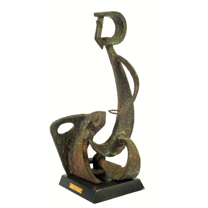 Appraisal: Attlesberger sculpture th century bronze over a black painted wood