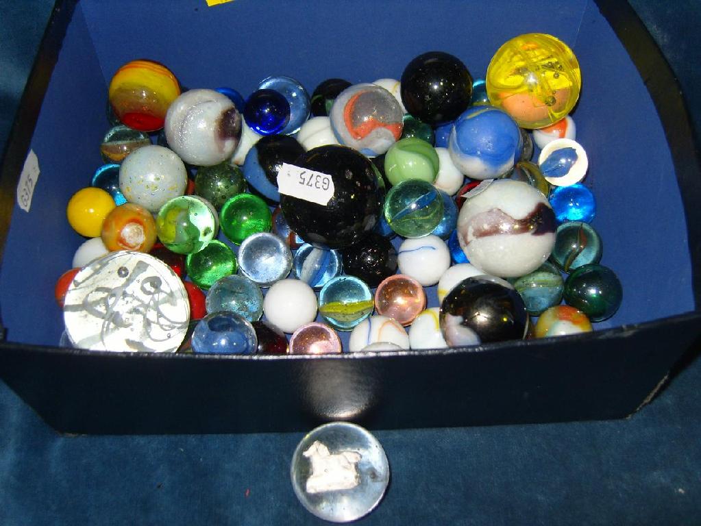 Appraisal: A collection of th century and other marbles including example