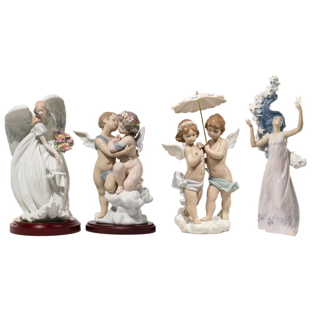 Appraisal: LLADRO FIGURINE ASSORTMENT items including Heaven and Earth retired signed