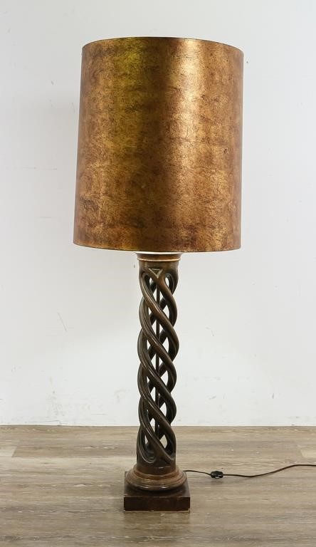 Appraisal: Frederick Cooper lamp attributed to James Mont Turkish - Mid-century