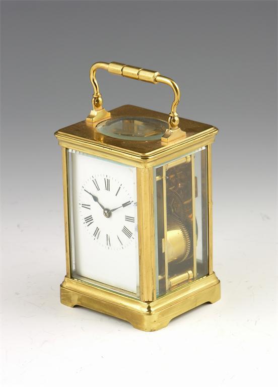 Appraisal: A striking carriage clock