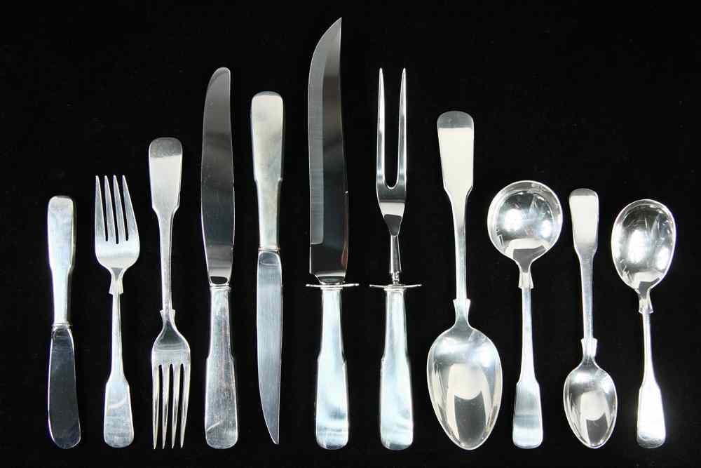 Appraisal: INTERNATIONAL STERLING FLATWARE SERVICE IN CASE - International Sterling pattern