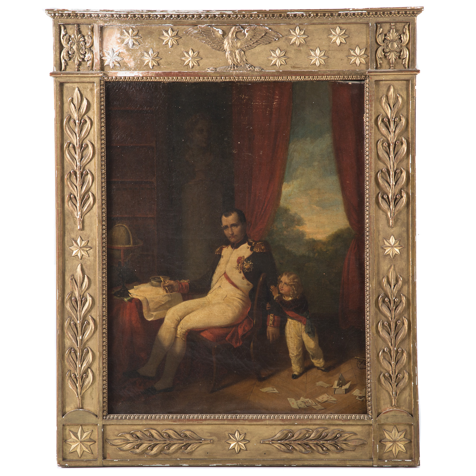 Appraisal: ATTRIB TO PIERRE-PAUL PRUD'HON NAPOLEON AND SON French - Napoleon