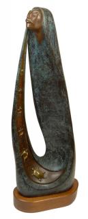 Appraisal: Bruce LaFountain American - Bronze on Wood Base Women With