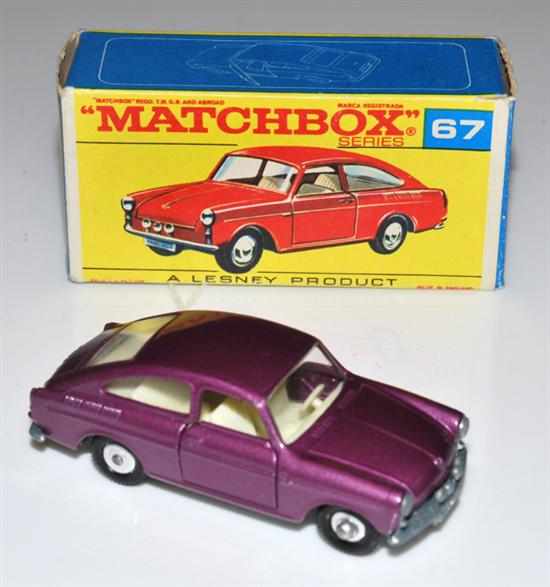 Appraisal: MATCHBOX - SERIES B VOLKSWAGEN TL METALLIC PURPLE CREAM INTERIOR