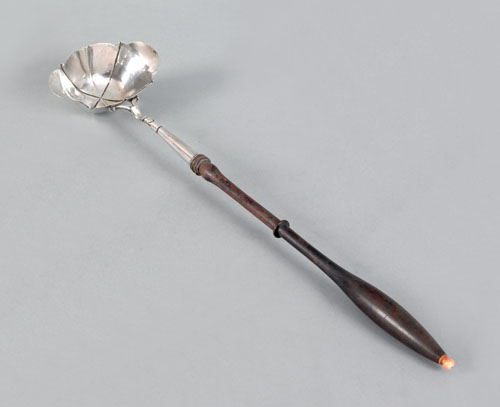 Appraisal: Georgian silver ladle early th c bearing the maker's mark