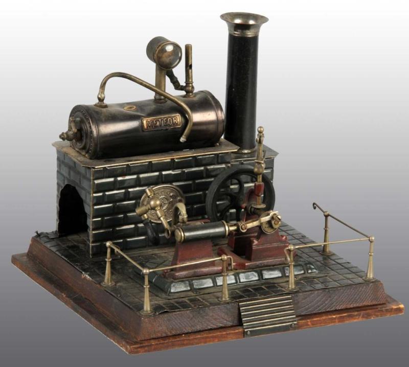 Appraisal: Ernst Plank No Horizontal Steam Engine Description Meteor With pressure