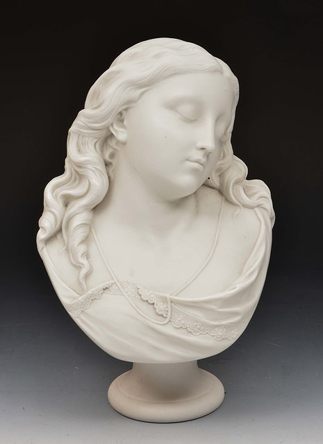 Appraisal: Copeland Crystal Palace Art Union Parian model'Happy Dream' published cm