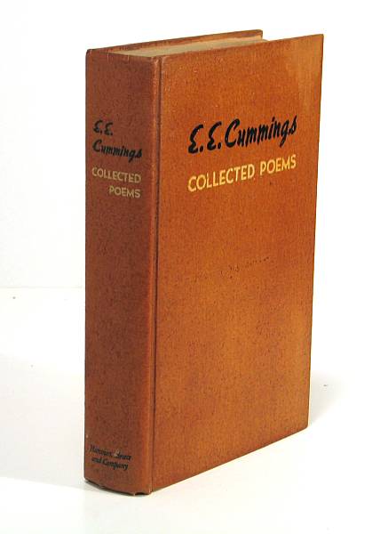 Appraisal: CUMMINGS E E - Collected Poems NY Harcourt Brace and