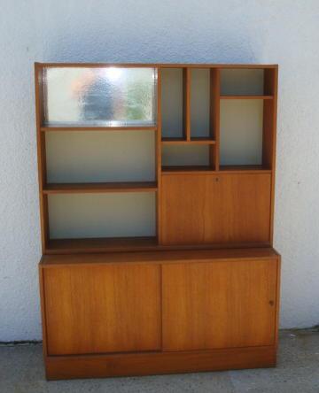 Appraisal: Midcentury Teak Etagere From a Larchmont home Dimensions wide x