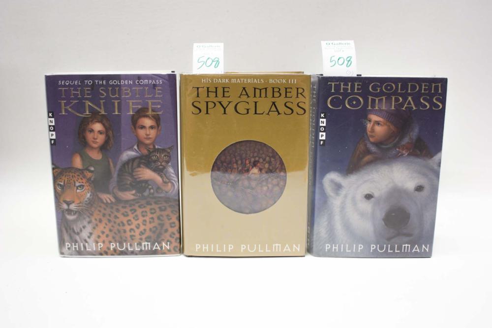 Appraisal: PHILIP PULLMAN United Kingdom born three collectible books Dark Materials