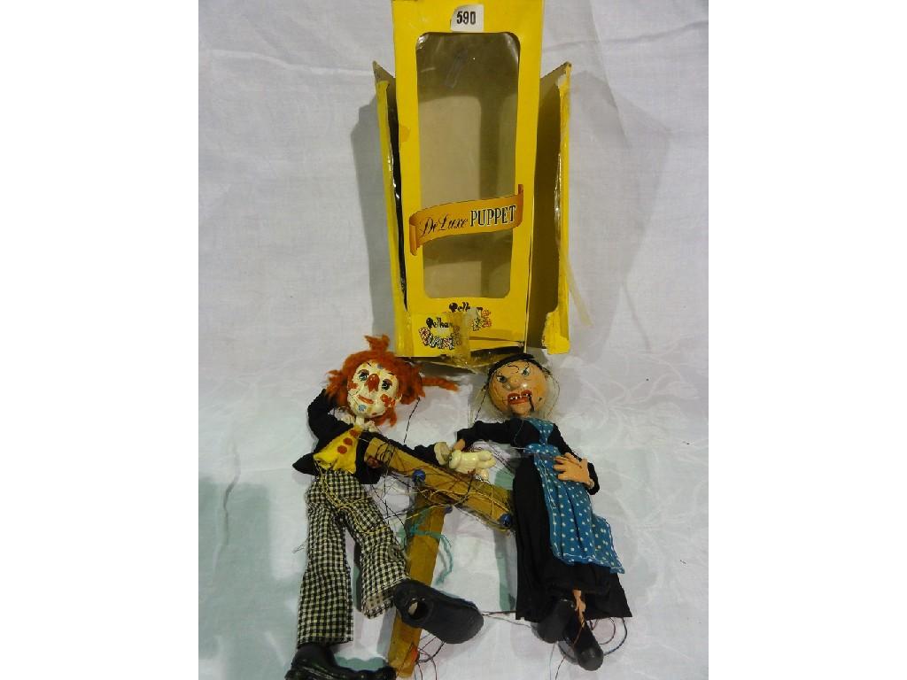 Appraisal: A Pelham Puppet of Bimbo the Clown together with a