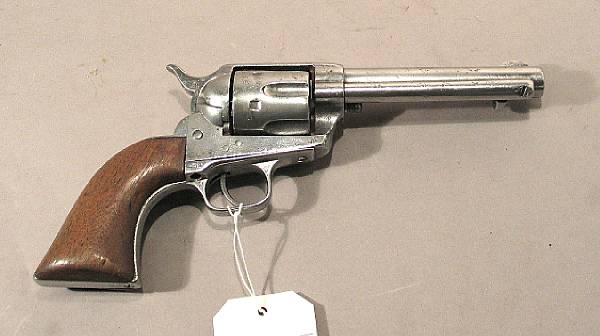 Appraisal: A Colt single action Army revolver Serial no for caliber