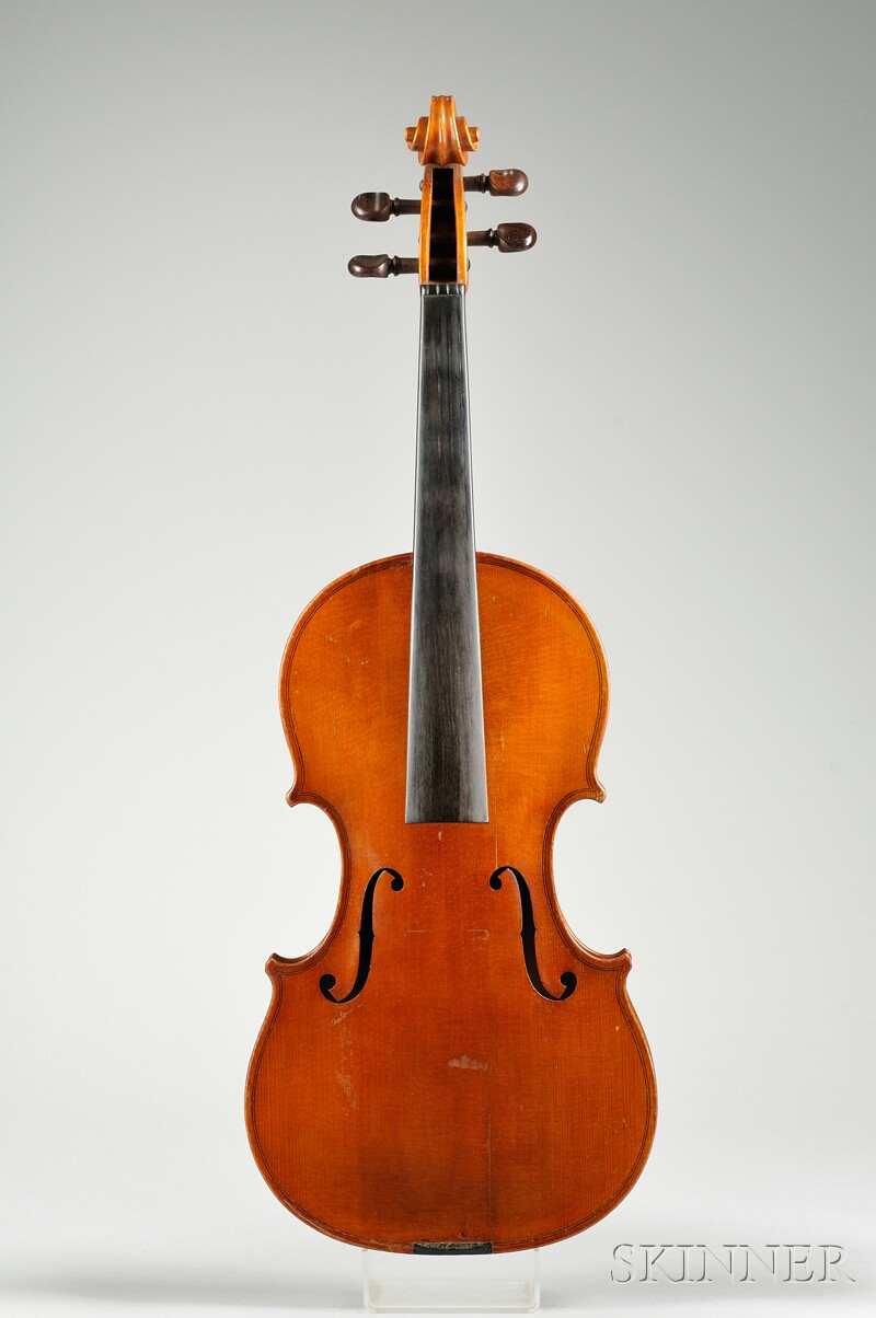 Appraisal: German Violin Heberlein Workshop Markneukirchen c bearing the maker's label