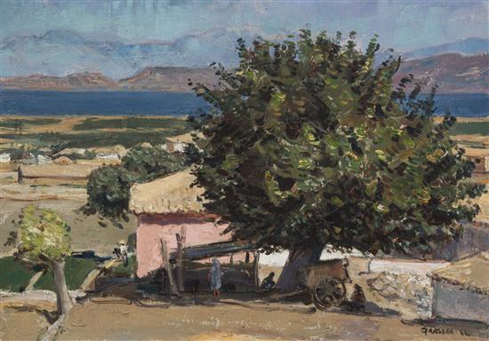 Appraisal: Sale Lot Maurice Grosser American - Mulberry Tree Corinth oil