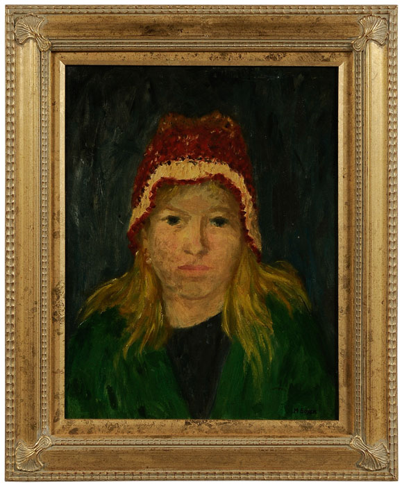 Appraisal: Moses Soyer New York - Cynthia signed M Soyer and