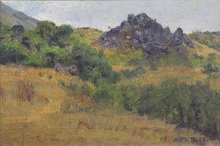 Appraisal: Painting Thaddeus Welch Thaddeus Welch American - California Hills oil