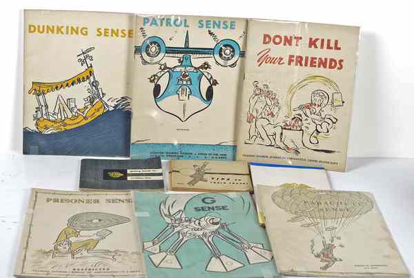 Appraisal: US WWII Homefront Items Lot of Ten Five pamphlets out