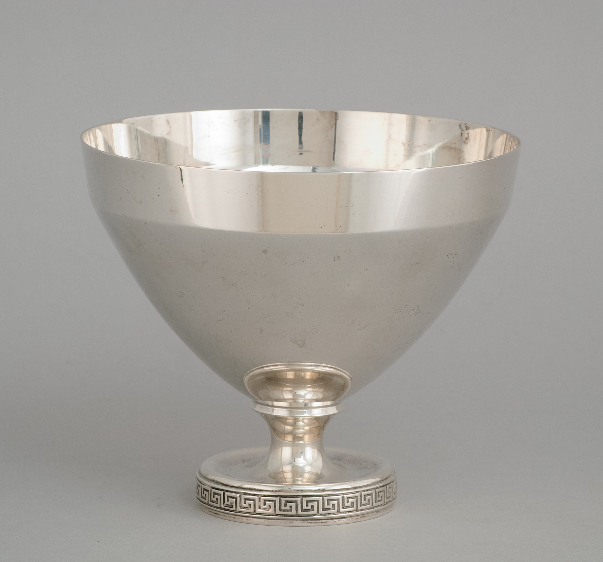 Appraisal: GORHAM STERLING SILVER COMPOTE With Greek Key pattern around base