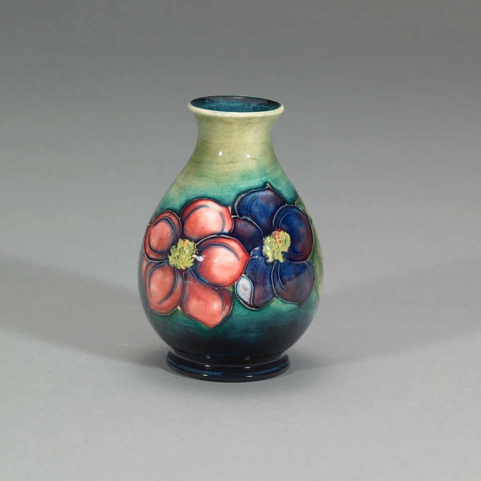 Appraisal: Moorcroft Clematis Vase s impressed marks including facsimile signature and