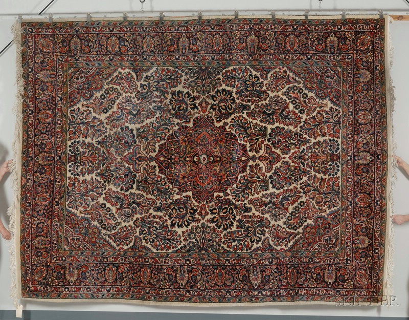 Appraisal: Sarouk Carpet West Persia second quarter th century ft in