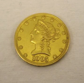 Appraisal: Ten Dollar Gold Piece No grading guarantee