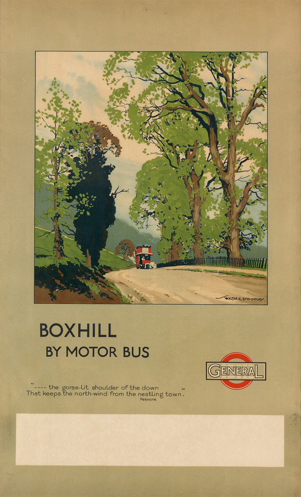 Appraisal: WALTER E SPRADBERY - BY MOTOR BUS Group of posters