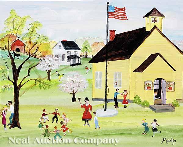 Appraisal: Alice Latimer Moseley American Mississippi - Teacher Why is Recess