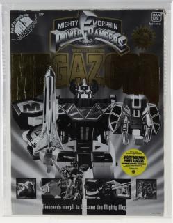 Appraisal: Bandai MMPR Black Gold Megazord AFA UNITED STATES TH CENTURY