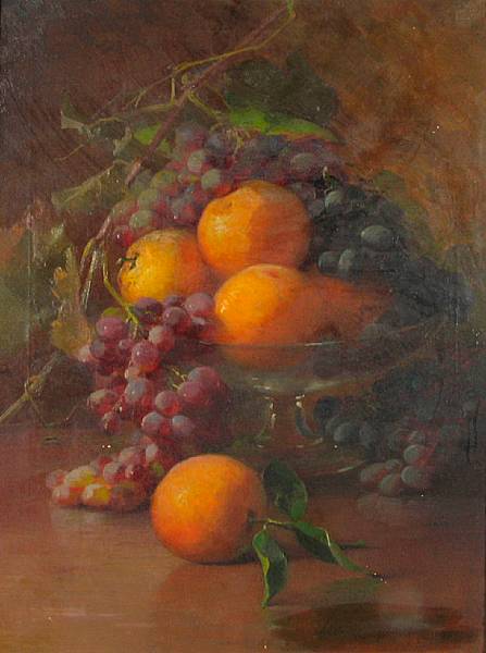 Appraisal: Adelaide Palmer American - A Still Life with Oranges and