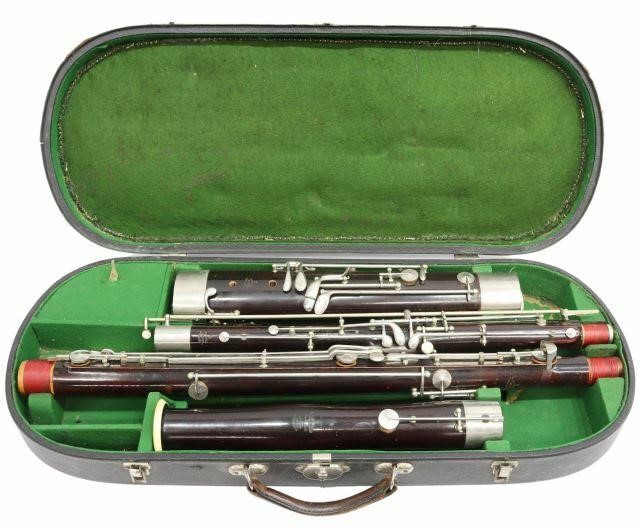 Appraisal: V Kohlert Sohne bassoon made in Graslitz Czechoslovakia No early