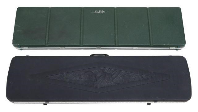 Appraisal: lot of Rifle hard cases Safari approx h w d'