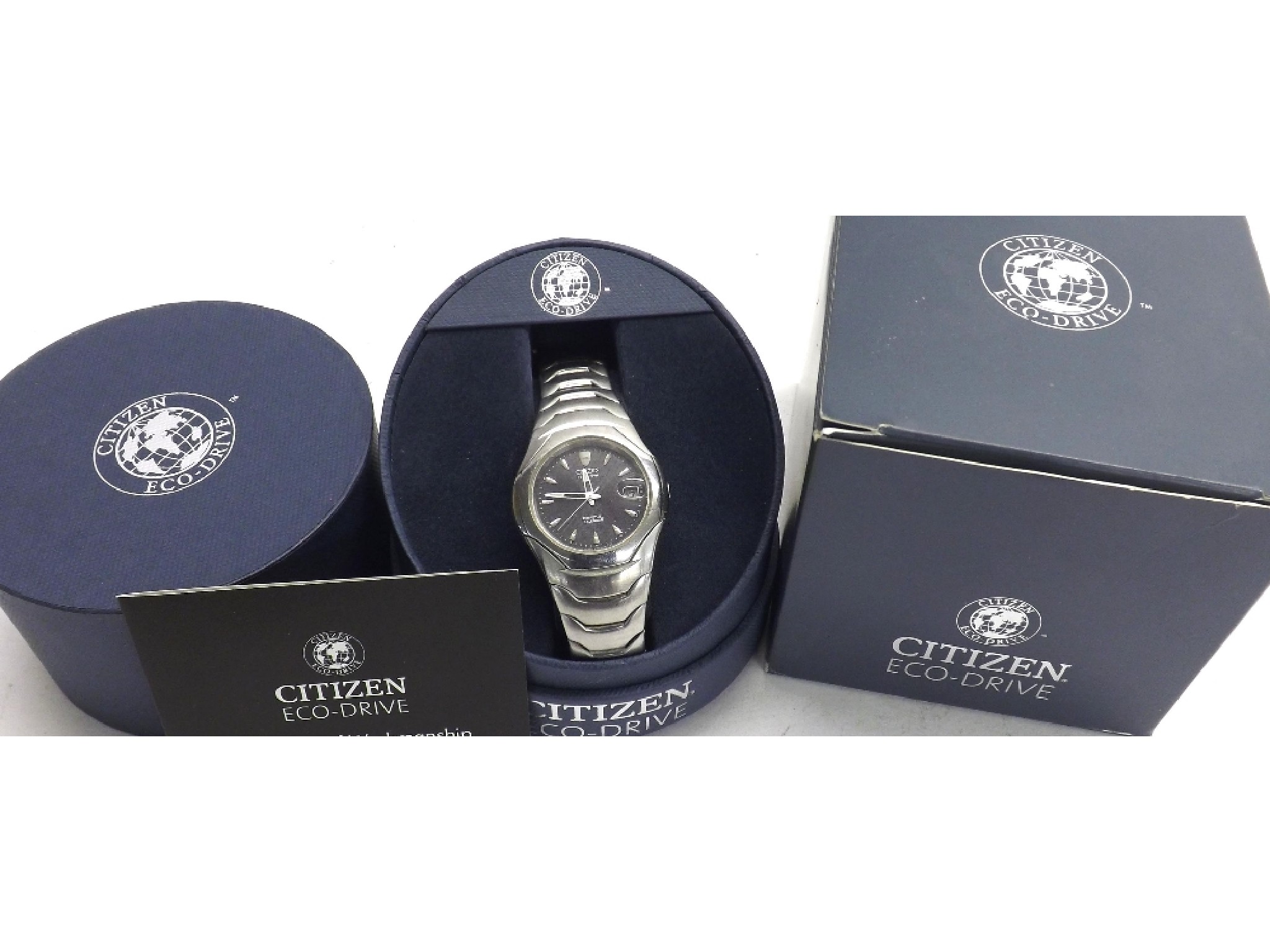 Appraisal: Citizen Eco-Drive Perpetual Calendar stainless steel gentleman's bracelet watch ref