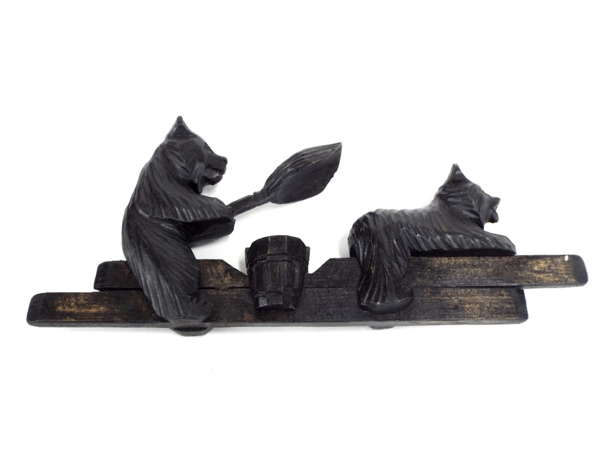 Appraisal: Carved Black Forest toy in the form of a bear