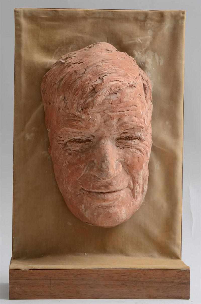 Appraisal: JO DAVIDSON - WILL ROGERS LIFE MASK Terracotta x x