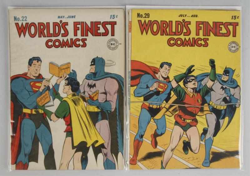 Appraisal: Lot of s World's Finest Comics Description This lot includes