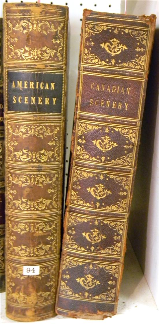 Appraisal: Books Bartlett W H - American Scenery London Virtue n