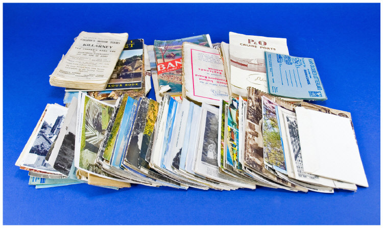 Appraisal: Box of Postcards and Travel Books