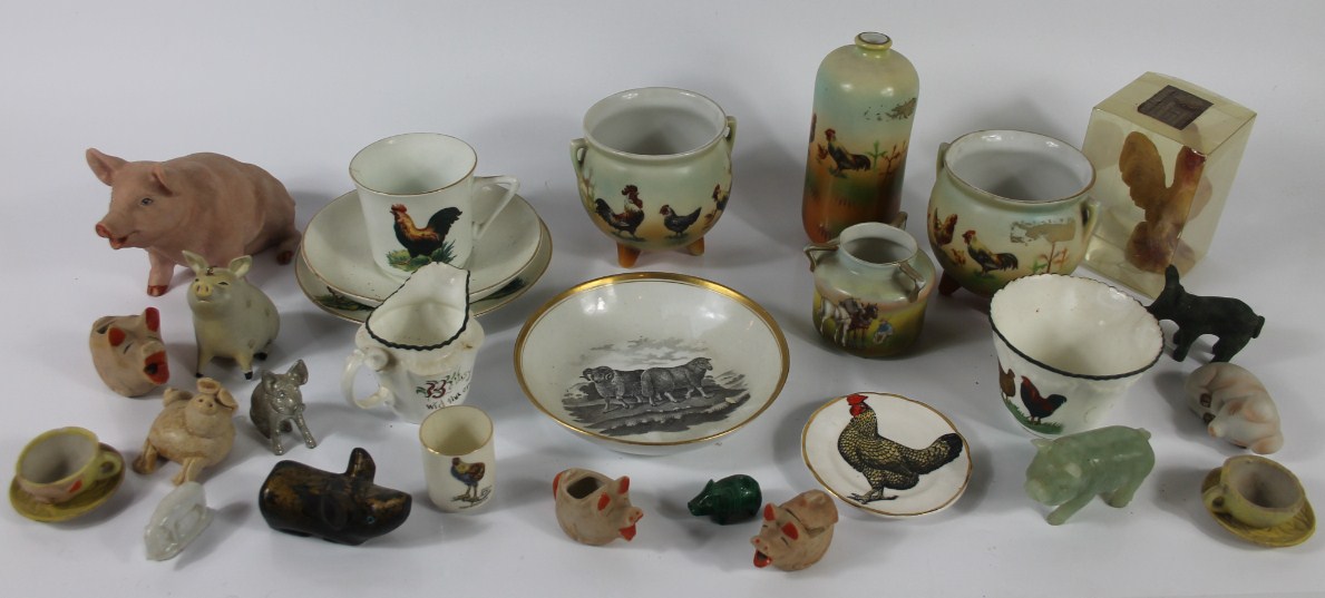 Appraisal: Trinket china and ornaments a group