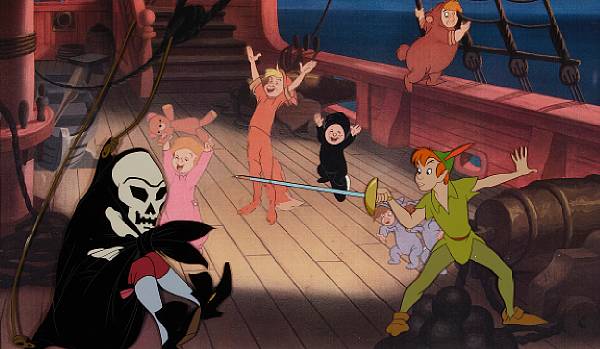 Appraisal: A Walt Disney celluloid from Peter Pan gouache on partially